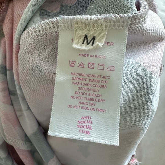 Anti Social Social Club Floral Shorts Size Medium - Picture 7 of 7